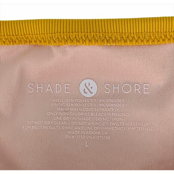 Shade & Shore Yellow Bikini Bottom Women's Size Large - Picture 2 of 5